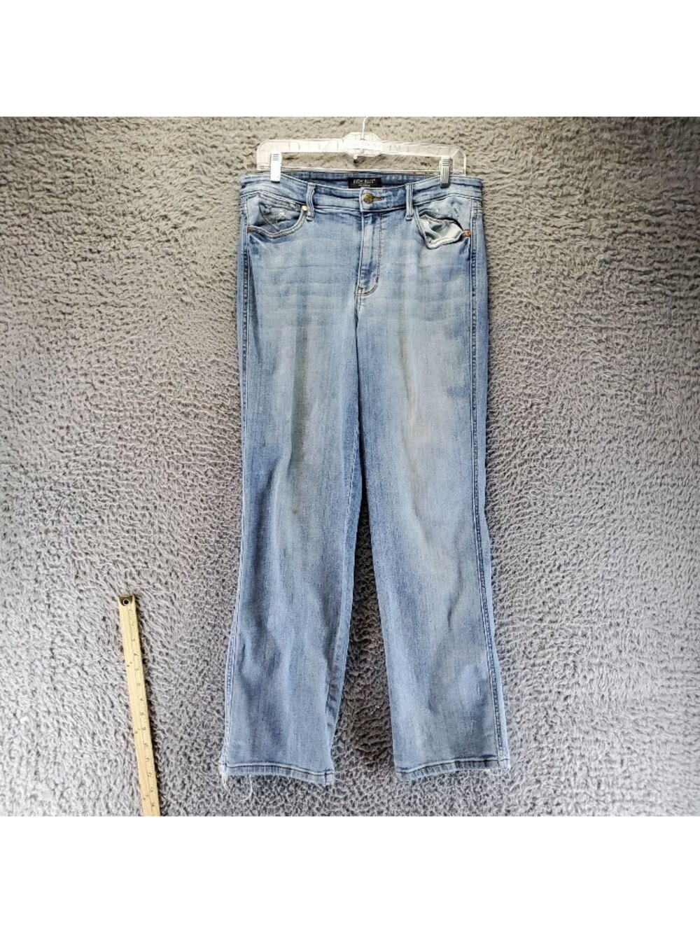 Judy Blue Jeans Womens 11/30 Light Blue Dad Jean Stretch Denim *Read*